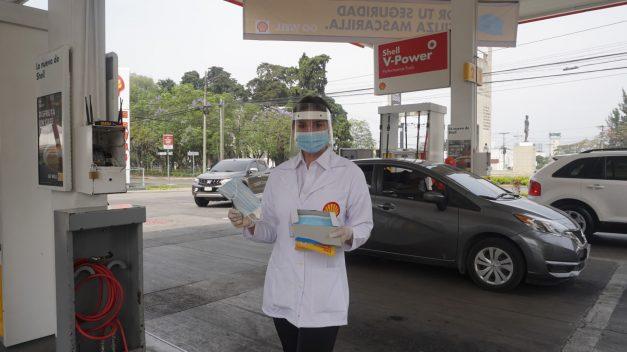 Shell contribuye a contención pandemia con entrega 100 mil mascarillas en gasolineras