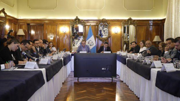 Presidente Giammattei encabeza reunión del Consejo Nacional de Cambio Climático para impulsar acciones en Guatemala