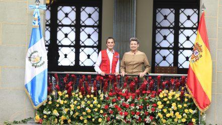 Encuentro de trabajo entre Primera Dama de Guatemala y Reina Letizia de España
