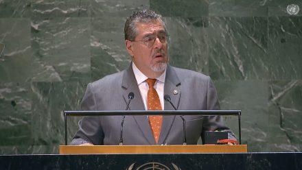 Arévalo resalta desafíos democráticos y avances anticorrupción en la ONU