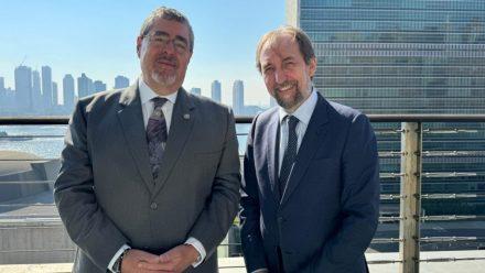 Presidente Arévalo Visita el Instituto Internacional de la Paz en Nueva York