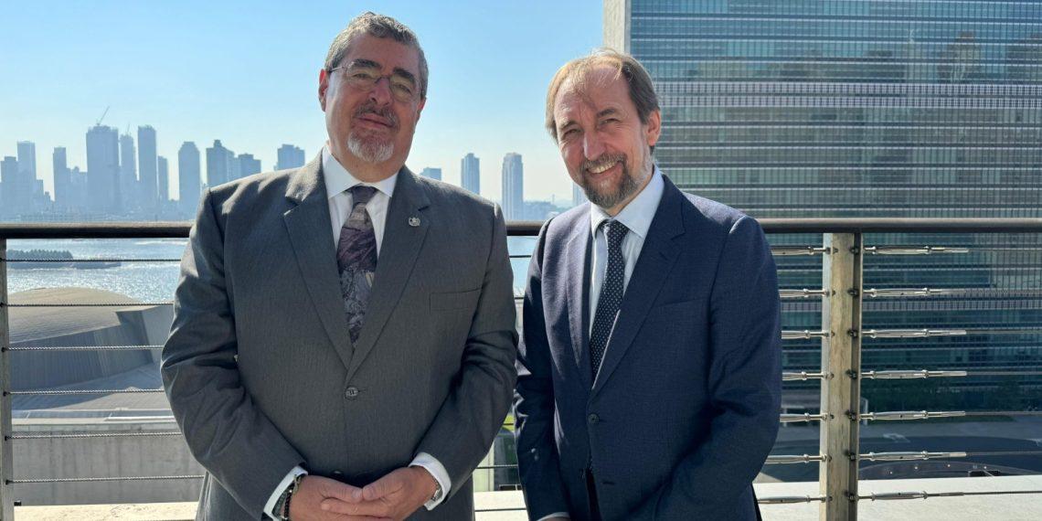 Presidente Arévalo Visita el Instituto Internacional de la Paz en Nueva York