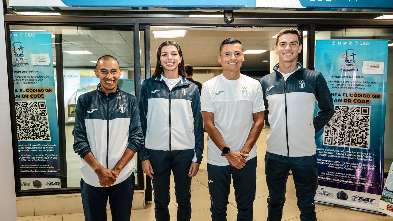 Guatemala despide a sus atletas olímpicos rumbo a París 2024
