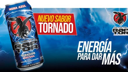 Raptor energiza el verano con el Tornado Mora Azul